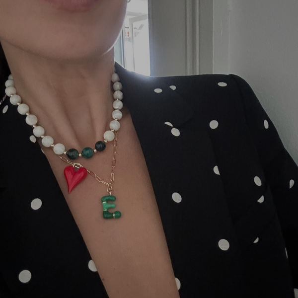 The ROUGE INITAL GOLD NECKLACE | LIMITED STOCK!