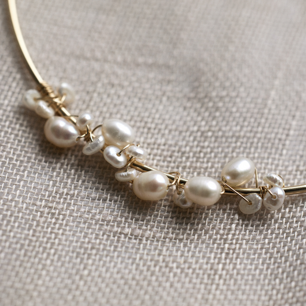 THE SEXY LEXI Freshwater gold Hoops EARRINGS