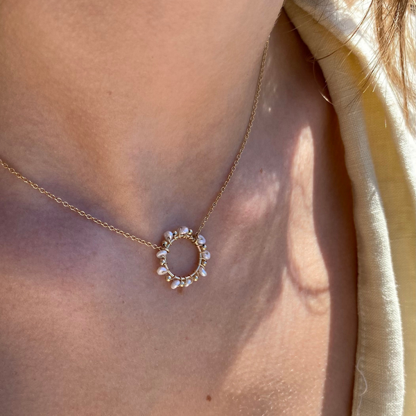THE SILVIA gold NECKLACE