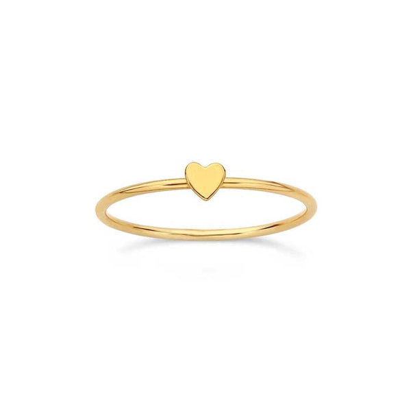 The Antoinette Gold Heart ring