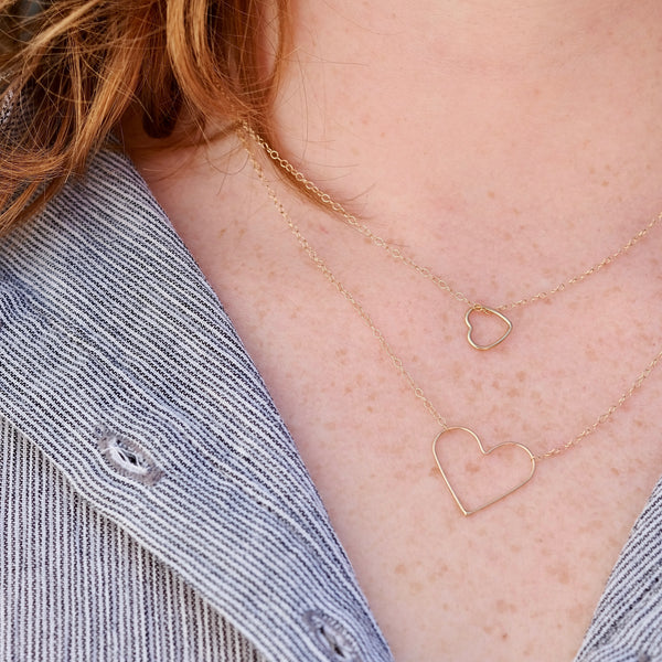 The Petit Coeur gold necklace