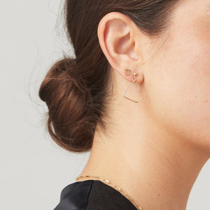 The Medium Stud Heart Earrings, 14K Gold-Filled Earrings, Elvis et Moi