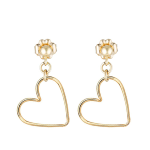 The Medium Stud Heart Earrings, 14K Gold-Filled Earrings, Elvis et Moi