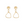 Load image into Gallery viewer, The Mini Stud Heart Earrings, 14K Gold-Filled Earrings, Elvis et Moi
