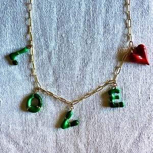 THE ROUGE INITAL GOLD NECKLACE | LIMITED STOCK!