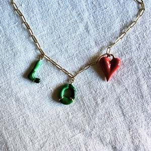 THE ROUGE INITAL GOLD NECKLACE | LIMITED STOCK!
