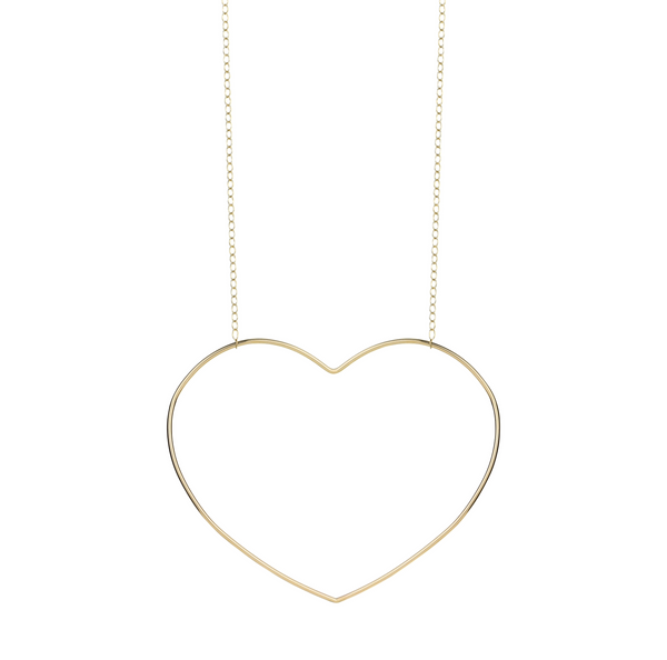 The Follow Your Heart gold necklace