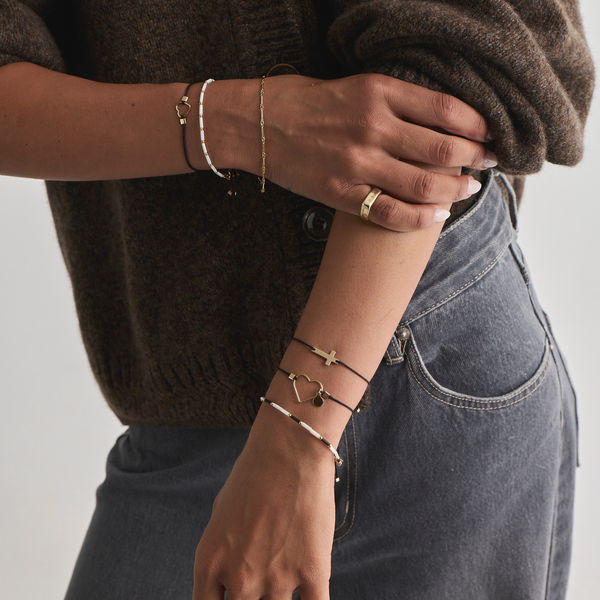 The Petit Coeur cord bracelet