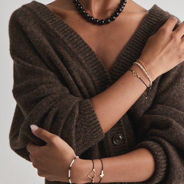 The Petit Coeur cord bracelet