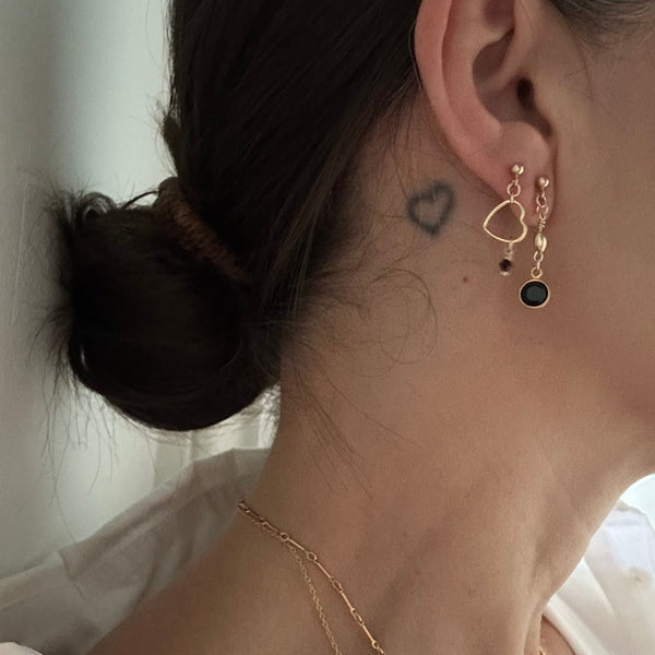 The Douze Gold-filled Heart earrings