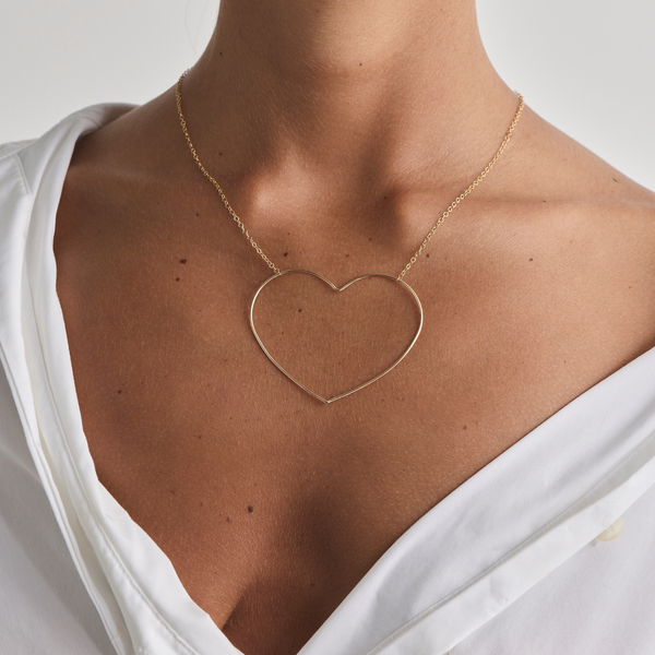 The Follow Your Heart gold necklace