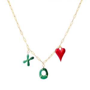 THE ROUGE INITIAL GOLD NECKLACE | LIMITED STOCK!