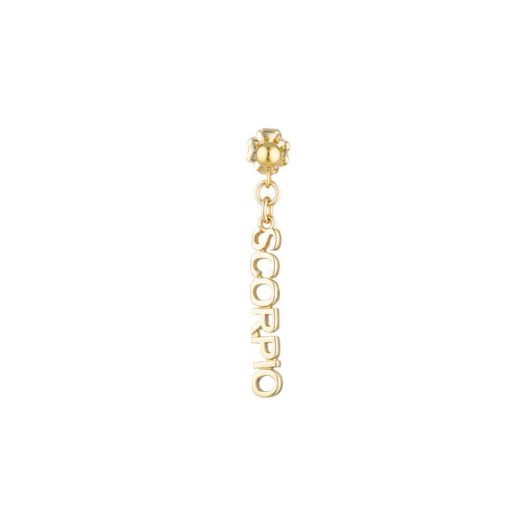 The Astra Zodiac GOLD earring