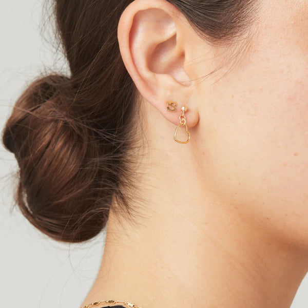 The Letter Gold-Filled earring