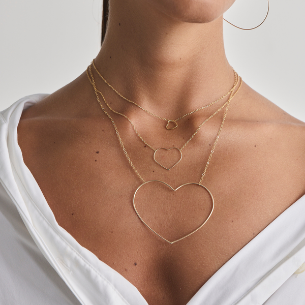 The Petit Coeur gold necklace