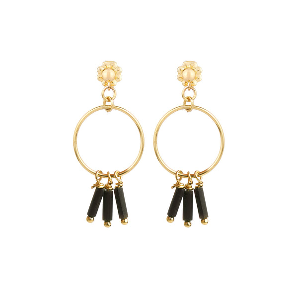 The cinq earrings| Women's hoop Earrings