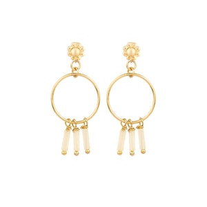 The huit earrings| Women's hoop Earrings