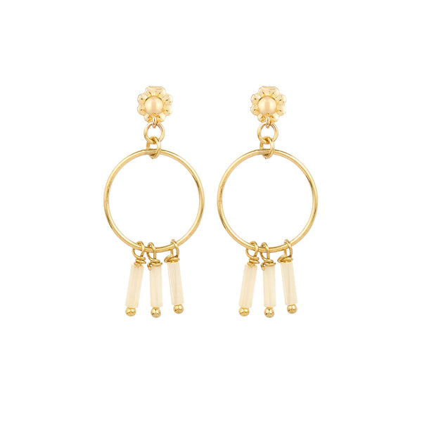 The huit earrings| Women's hoop Earrings