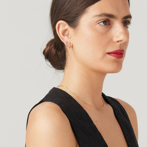 The Mini Stud Cross Earrings, 14K Gold-Filled Earrings, Elvis et Moi