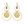 Load image into Gallery viewer, The Ave Maria Earrings, 14K Gold-Filled Earrings, Elvis et Moi
