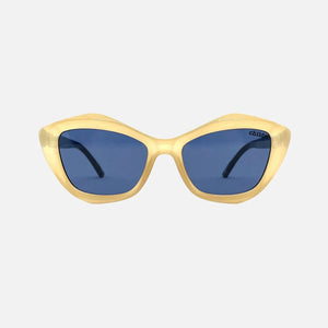 Childe Sunglasses | INFINITE Gloss Ivory Tort | Blue Bio Lens