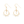 Load image into Gallery viewer, The Blanche Earrings, 14K Gold-Filled Earrings, Elvis et Moi
