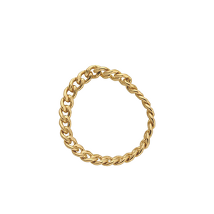 The Sylvain Chain ring | women's 14 k gold filled ring Elvis et Moi
