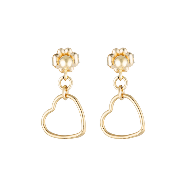 The Mini Stud Heart Earrings, 14K Gold-Filled Earrings, Elvis et Moi